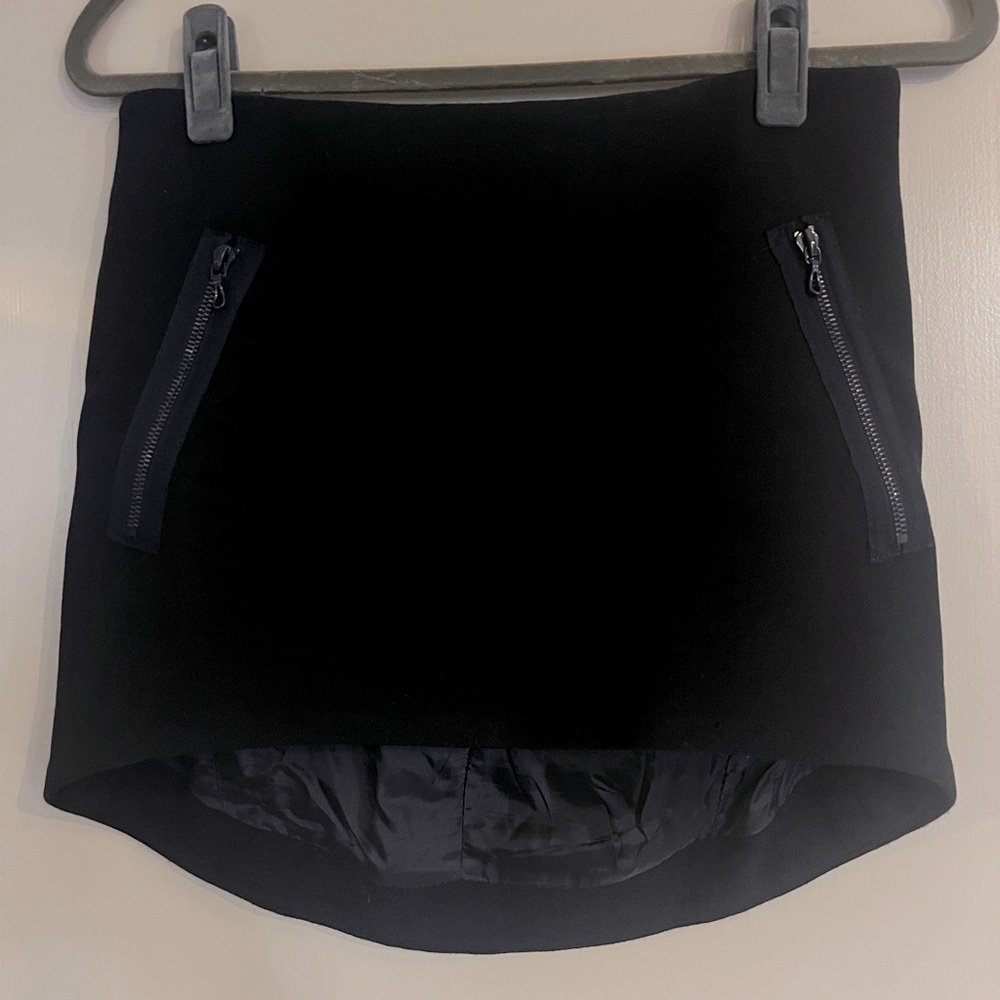 Acne Studios AW11 “Mimi” Wool-mix Navy Mini Skirt